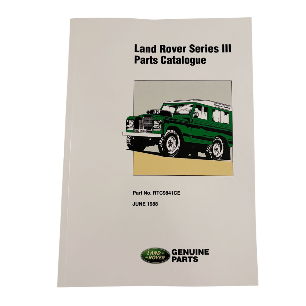 Land Rover Series III Parts Catalogue  ISBN9781855202139 